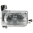 Passenger Side Headlight, with Bulb, Halogen, Clear Lens
