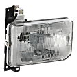 Passenger Side Headlight, with Bulb, Halogen, Clear Lens