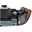 1990 Ford F-350 - Passenger Side Halogen Headlight, With bulb(s), OE Replacement