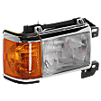 1990 Ford F-350 - Passenger Side Halogen Headlight, With bulb(s), OE Replacement