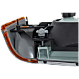Driver Side Headlight, with Bulb, Halogen, Clear Lens, with Chrome Trim