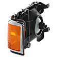 Driver Side Headlight, with Bulb, Halogen, Clear Lens, with Chrome Trim