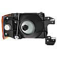 Driver Side Headlight, with Bulb, Halogen, Clear Lens, with Chrome Trim