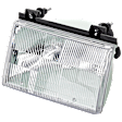 Passenger Side Headlight, with Bulb, Halogen, Clear Lens