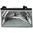 Passenger Side Headlight, with Bulb, Halogen, Clear Lens