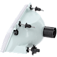 Driver Side Headlight, with Bulb, Halogen, Clear Lens