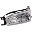 Driver Side Headlight, with Bulb, Halogen, Clear Lens, USA Built Vehicle