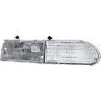 Passenger Side Headlight, with Bulb, Halogen, Clear Lens