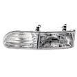 Driver Side Headlight, with Bulb, Halogen, Clear Lens