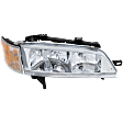 Passenger Side Headlight, with Bulb, Halogen, Clear Lens, with Corner Light