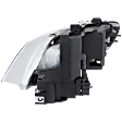 Passenger Side Headlight, with Bulb, Halogen, Clear Lens, with Corner Light