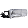 Passenger Side Headlight, with Bulb, Halogen, Clear Lens