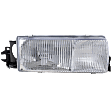 Passenger Side Headlight, with Bulb, Halogen, Clear Lens