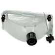 Passenger Side Headlight, with Bulb, Halogen, Clear Lens
