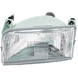 Driver Side Headlight, with Bulb, Halogen, Clear Lens