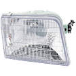 Passenger Side Headlight, with Bulb, Halogen, Clear Lens