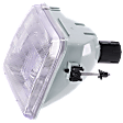 Passenger Side Headlight, with Bulb, Halogen, Clear Lens