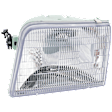 Driver Side Headlight, with Bulb, Halogen, Clear Lens