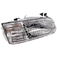 Passenger Side Headlight, with Bulb, Halogen, Clear Lens
