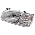 1995-1997 Ford Windstar - Driver Side Headlight, with Bulb, Halogen, Clear Lens