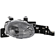 Passenger Side Headlight, with Bulb, Halogen, Clear Lens, 4 Cyl., 2.0L Engine