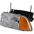 Driver Side Headlight, with Bulb, Halogen, Clear Lens, Composite Type