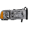 1996 Dodge Ram 1500 - Passenger Side Halogen Headlight, With bulb(s), OE Replacement