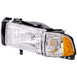 Driver Side Headlight, with Bulb, Halogen, Clear Lens, with Corner Light, without Sport Package