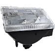 Passenger Side Headlight, with Bulb, Halogen, Clear Lens, Canada/USA Built Vehicle