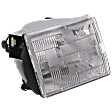 Passenger Side Headlight, with Bulb, Halogen, Clear Lens, Canada/USA Built Vehicle