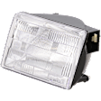 Driver Side Headlight, with Bulb, Halogen, Clear Lens, Canada/USA Built Vehicle