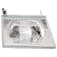 Passenger Side Headlight, with Bulb, Halogen, Clear Lens