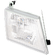 Passenger Side Headlight, with Bulb, Halogen, Clear Lens