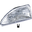 Driver Side Headlight, with Bulb, Halogen, Clear Lens, Except Cobra Model