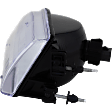 Driver Side Headlight, with Bulb, Halogen, Clear Lens, Except Cobra Model