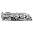 Passenger Side Headlight, with Bulb, Halogen, Clear Lens, 8 Cyl., 4.6L Engine