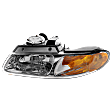 Driver Side Headlight, with Bulb, Halogen, Clear Lens, Single Beam
