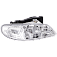 Passenger Side Headlight, with Bulb, Halogen, Clear Lens