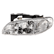 Driver Side Headlight, with Bulb, Halogen, Clear Lens
