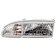 Driver Side Headlight, with Bulb, Halogen, Clear Lens