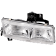 Passenger Side Headlight, with Bulb, Halogen, Clear Lens