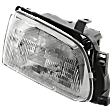 Passenger Side Headlight, with Bulb, Halogen, Clear Lens, 4 Cyl., 1.5L Engine