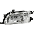 1996 Toyota Tercel - Driver Side Halogen Headlight, With bulb(s), OE Replacement
