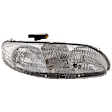 Passenger Side Headlight, with Bulb, Halogen, Clear Lens