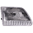 Passenger Side Headlight, with Bulb, Halogen, Clear Lens, STX/Heritage/Harley/King Ranch Models, CAPA Certified