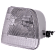Passenger Side Headlight, with Bulb, Halogen, Clear Lens, STX/Heritage/Harley/King Ranch Models, CAPA Certified