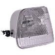 2000 Ford Expedition - Driver Side Halogen Headlight, With bulb(s), OE Replacement
