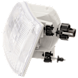 Driver Side Headlight, with Bulb, Halogen, Clear Lens, STX/Heritage/Harley/King Ranch Models, CAPA Certified