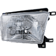 Passenger Side Headlight, with Bulb, Halogen, Clear Lens