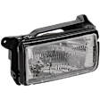 Passenger Side Headlight, with Bulb, Halogen, Clear Lens